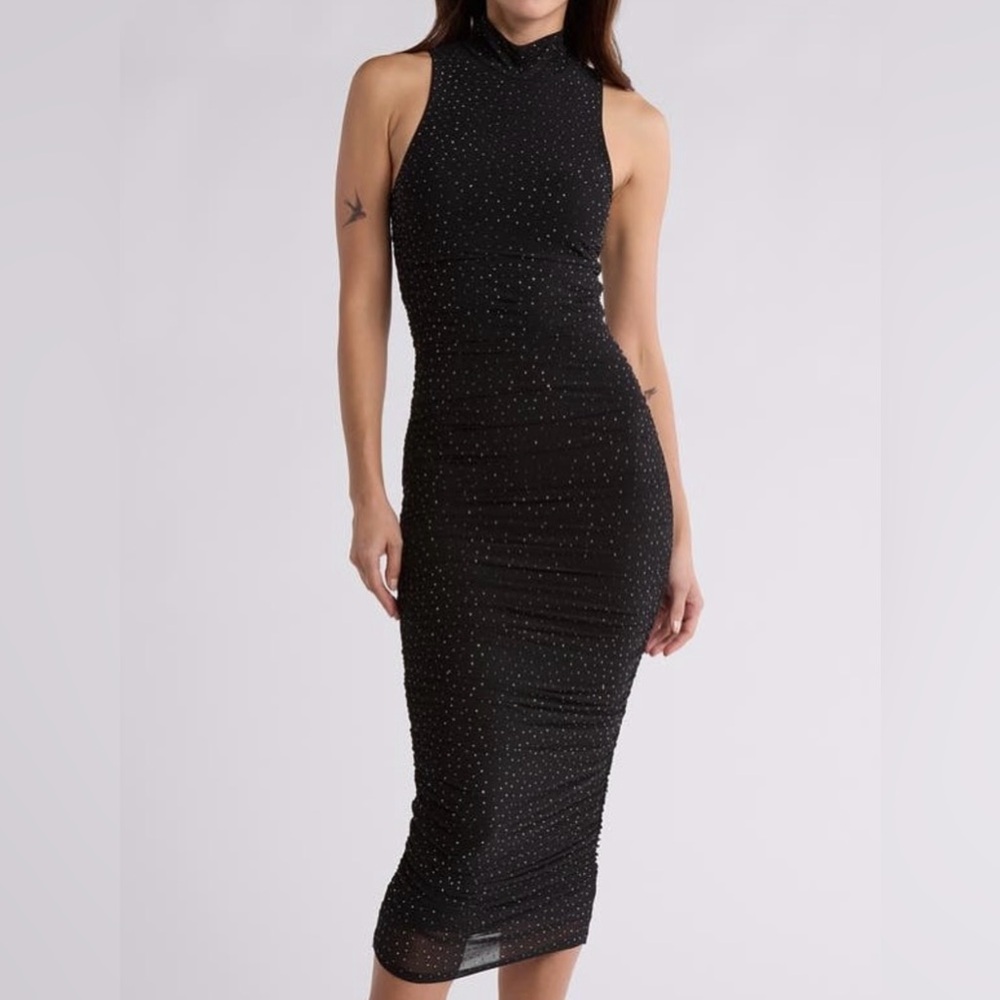 Elegant Black Sleeveless Dress